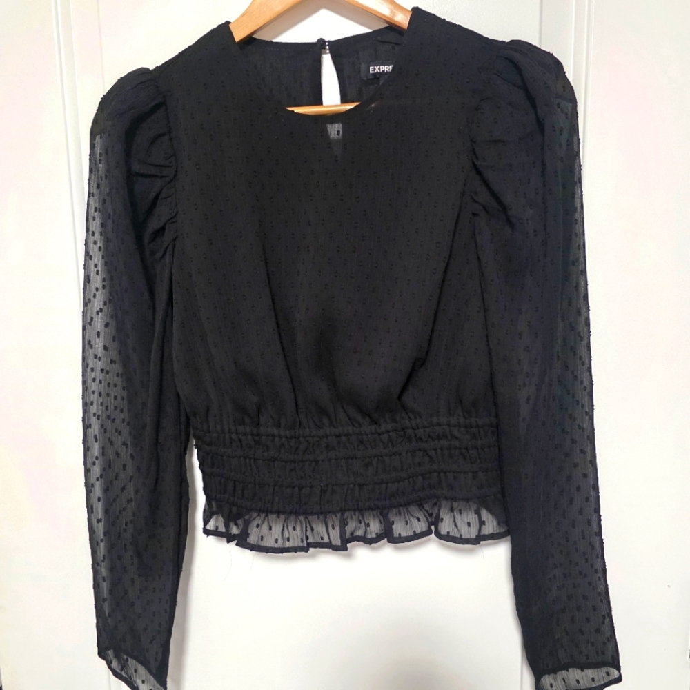 Express Blouse Black XS